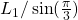 L_1/\sin(\frac{\pi}{3})